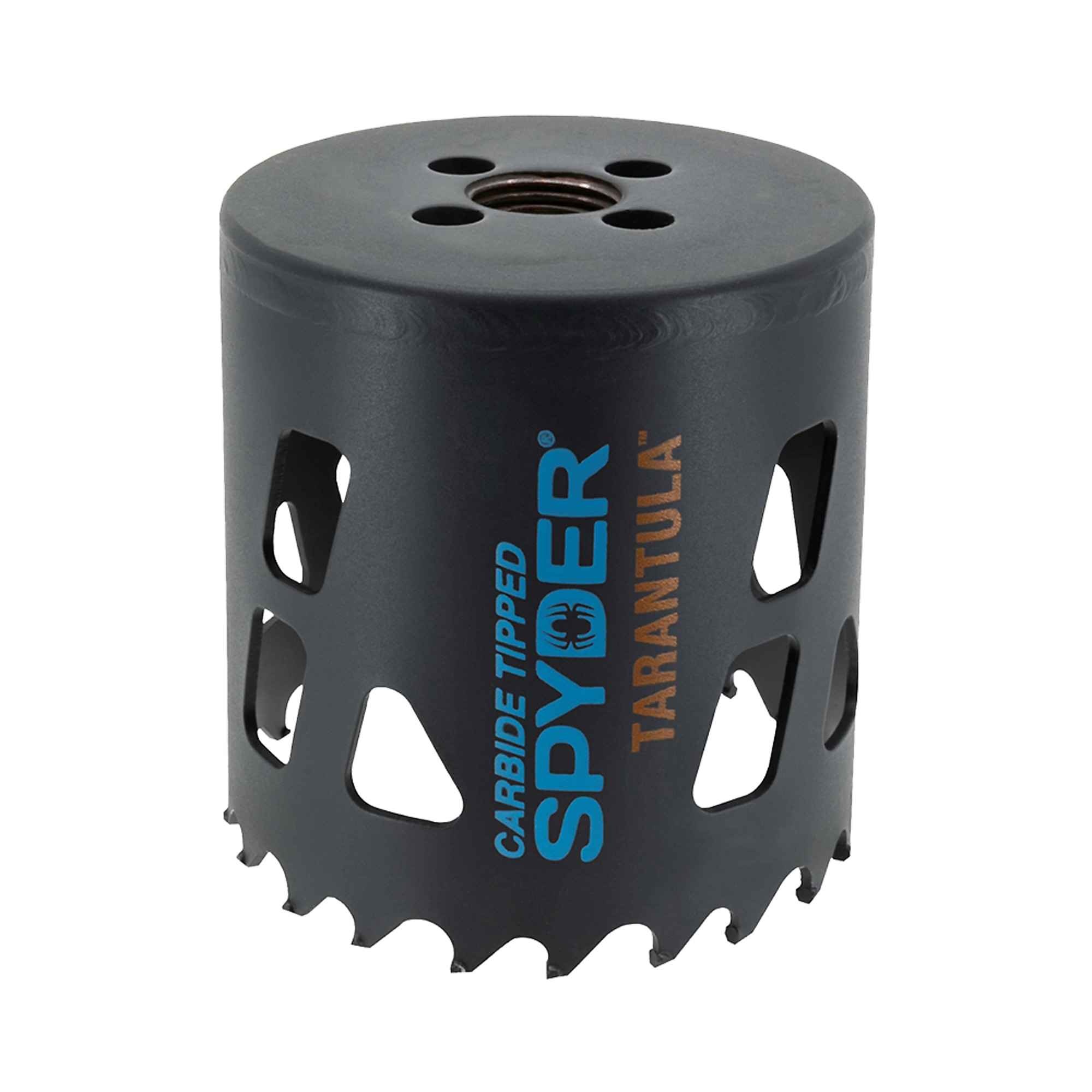 SPYDER Rapid Core Eject™ Tarantula™, 2-9/16in. Carbide Tipped Metal/Wood Cutting Hole Saw, Included (qty.) 1 Model# 600910CF
